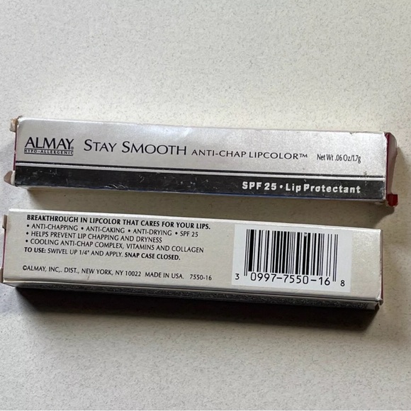 2x ALMAY Stay Smooth Anti-Chap Lipcolor with SPF 25 - Lip Protectant #16 MAUVY - Picture 4 of 7